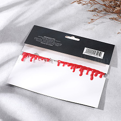 Halloween Horror Thema Harz blutige Halsband Halsketten&nbsp;FS-WGB7182-01