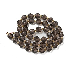 Natürliche Eis Obsidian Perlen Stränge&nbsp;G-K387-A09-02