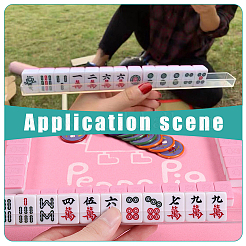 Righello acrilico per mahjong&nbsp;OFST-WH0004-110