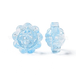 Perle di vetro verniciate a spruzzo trasparente&nbsp;GLAA-I050-06G