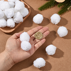 24 bola de pompón suave de lana&nbsp;DIY-SC0031-31B-03