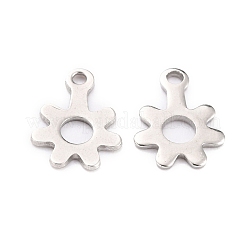 Anlaufgeschützte Charms aus Edelstahl 201&nbsp;LS-STAS-F266-14P