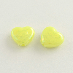 Colore ab cuore placcato perle sintetiche&nbsp;SACR-Q106-07