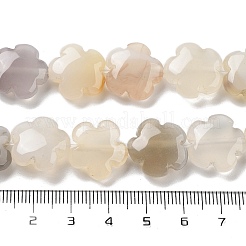 Bianco naturale agata fili di perline&nbsp;G-F769-G01-01