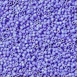 Toho perline rotonde, perline giapponesi, (48l) pervinca opaco, 15/0, 1.5mm, Foro: 0.7 mm, circa 3000pcs/10g