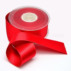 Cinta del grosgrain, cinta de la navidad, para la decoración del festival de bodas, rojo, 1-1/2 pulgada (38 mm), aproximamente 100yards / rodillo (91.44 m / rollo)