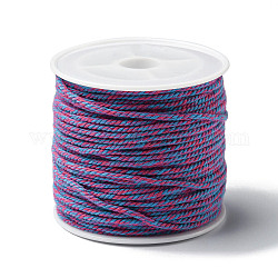 綿編み糸  スプールで  ラウンド  ミディアム蘭  1.2mm  約21.87ヤード（20m）/ロール