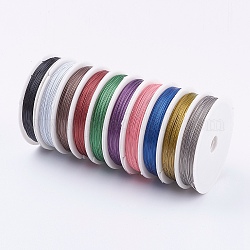 Tiger Tail Wire, Nylon-coated Stainless Steel Wire, Mixed Color, 0.45mm, about 164.04 Feet(50m)/roll
