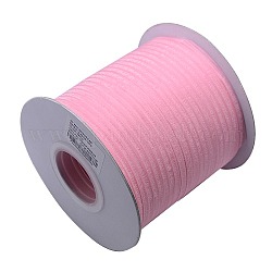 Полиэстер органза лента, розовый жемчуг, 1/8 дюйм (3 мм), 800yards / рулон (731.52 м / рулон)