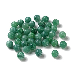 Акриловые бусины, имитация драгоценных камней, круглые, зелёные, 8 мм, отверстие : 1.8 мм
