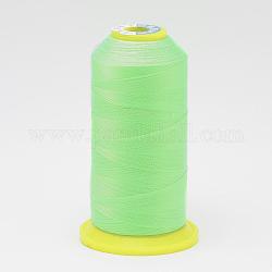 Hilo de coser de nylon, verde claro, 0.4mm, aproximamente 400 m / rollo
