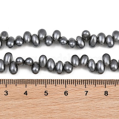 Galvanisierte Muschelperlenstränge&nbsp;BSHE-B009-A01-5x8mm-02-1