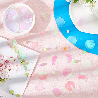 Pendenti in paillette/paillettes in pvc&nbsp;PVC-WH20005-01G-1