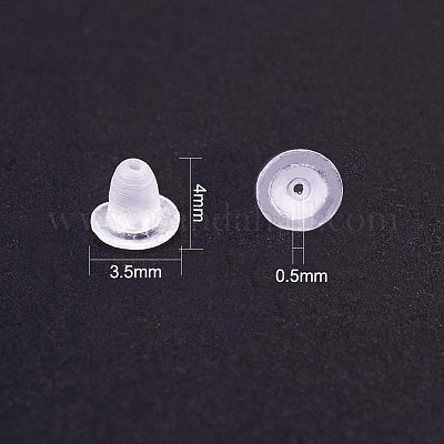 Plastic Earwire Stopper Back