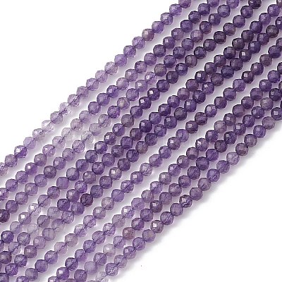 Natürlichen Amethyst Perlen Stränge&nbsp;X-G-B037-02A-1
