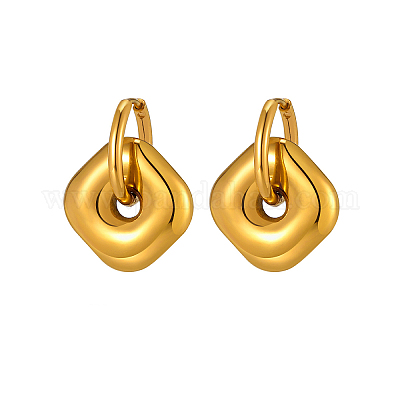 Boucles d'oreilles en acier inoxydable&nbsp;PW-WG19DC1-03-1