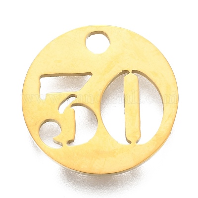 Pendentifs en acier inoxydable 304&nbsp;STAS-F233-30-G-1