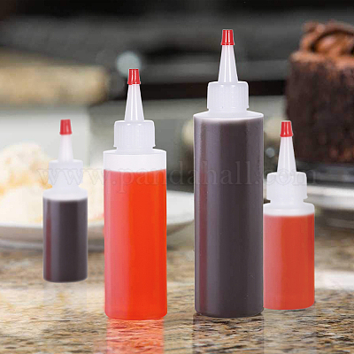 Wholesale BENECREAT 20 Pack 2 Ounce(60ml) Plastic Squeeze Dispensing  Bottles with Red Tip Caps - Good For Crafts 