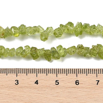 Natürlichen Peridot Perlen Stränge&nbsp;G-P332-48-01-1