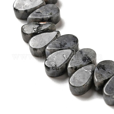 Brins de perles de larvikite naturelles&nbsp;G-B064-B63-1