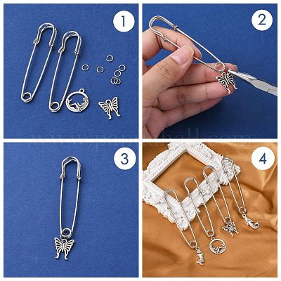 Accessoires broche en fer&nbsp;E027Y-1