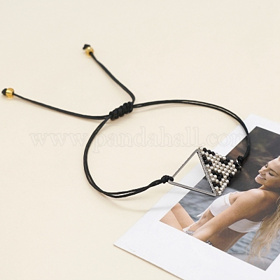 Braccialetti con perline miyuki con motivo a telaio a rombo per donna  all'ingrosso 