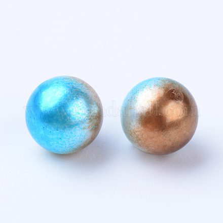 Perles acryliques de perles d'imitation OACR-S013-8mm-02-1