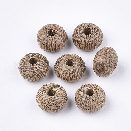 Cuentas de madera de coco natural X-WOOD-S053-50-1