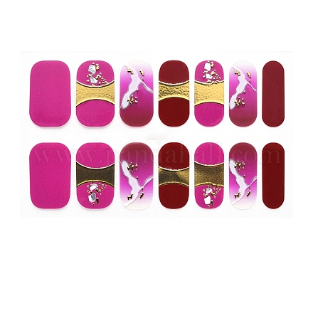 Nagellackaufkleber mit Farbverlauf in voller Verpackung MRMJ-S059-ZQ011-1
