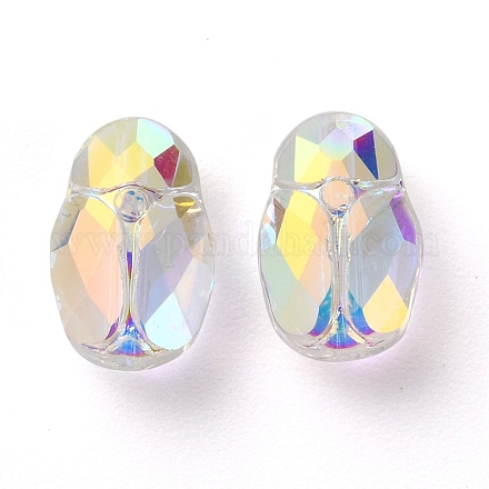 Glass Rhinestone Beads RGLA-H108-05-001AB-1