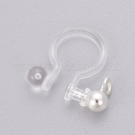 Transparent U Type Painless Prevent Allergy Resin Ear Clip KY-L005-04S-1