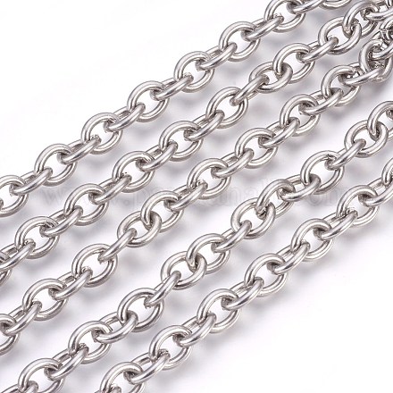 3.28 Feet 304 Stainless Steel Cable Chains X-CHS-L017-09F-1