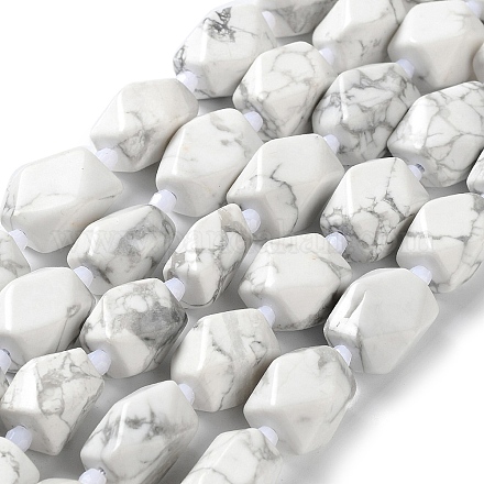 Chapelets de perles en howlite naturelle G-C182-23-02-1