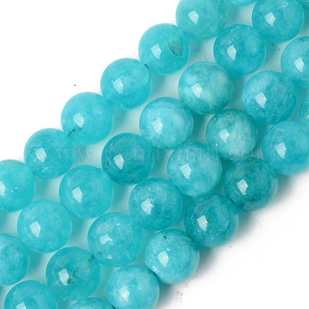 Chapelets de perles de quartz naturel X-G-T129-03-10mm-1