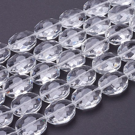 Hilos de abalorios de vidrio GLAA-R196-24x20mm-01-1