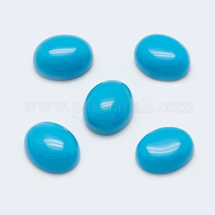 Synthetic Turquoise Cabochons G-G759-Z13-1