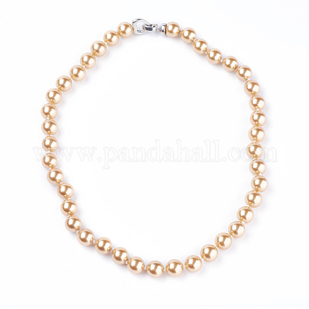 Shell collane di perle perline NJEW-I224-H04-1