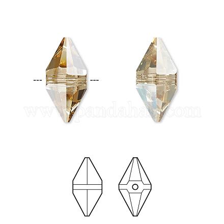 Perles en strass cristal autrichien 5747-12-001GSHA(U)-1