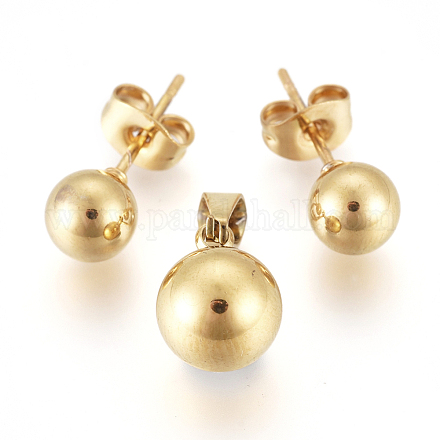 Kits de bijoux en 304 acier inoxydable SJEW-G075-01G-01-1