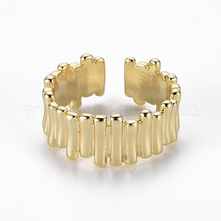 Brass Cuff Rings RJEW-Q164-001-NF-1