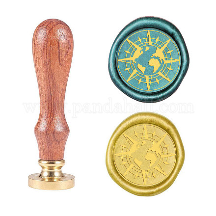 Wax Seal Stamp Set AJEW-WH0131-629-1