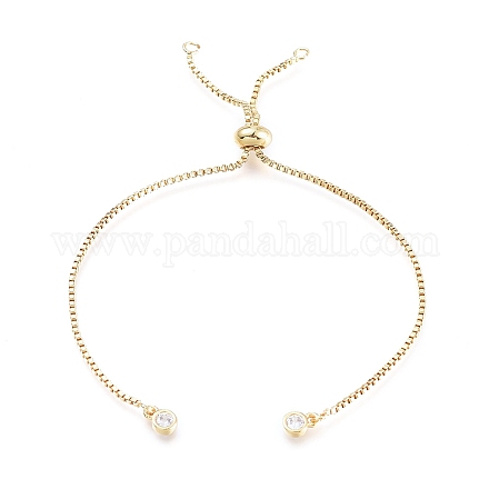 Danlingjewelry fabricación de brazaletes de cadena de latón KK-DL0001-06G-NR-1