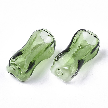 Botellas de vidrio soplado semi-manual GLAA-R213-01B-1