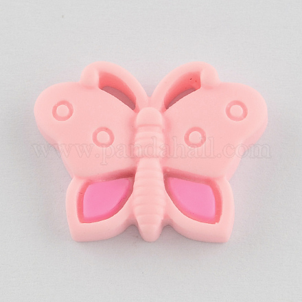 Scrapbook Embellishments Flatback Cute Butterfly Plastic Resin Cabochons CRES-Q141-07-1
