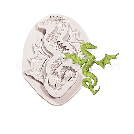 Moules à fondant dragon thème pâques DIY-F130-01-1
