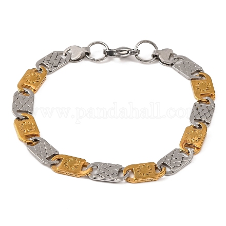 201 браслет из нержавеющей стали Mariner Link BJEW-B078-59GP-1