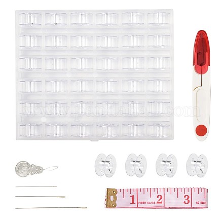 Kits d'axe de ligne de machine à coudre vide de ligne domestique en plastique DIY-TA0003-05-1