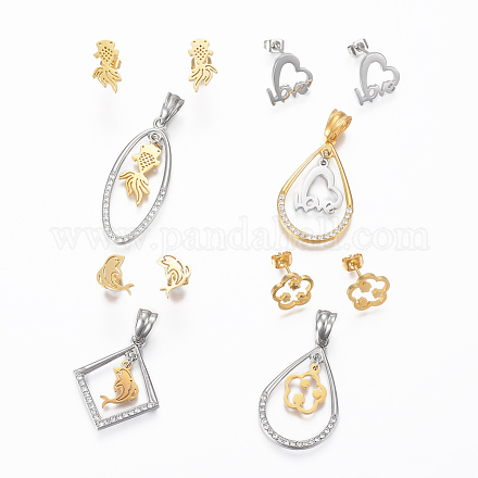 Kits de bijoux en 304 acier inoxydable STAS-G149-14-1