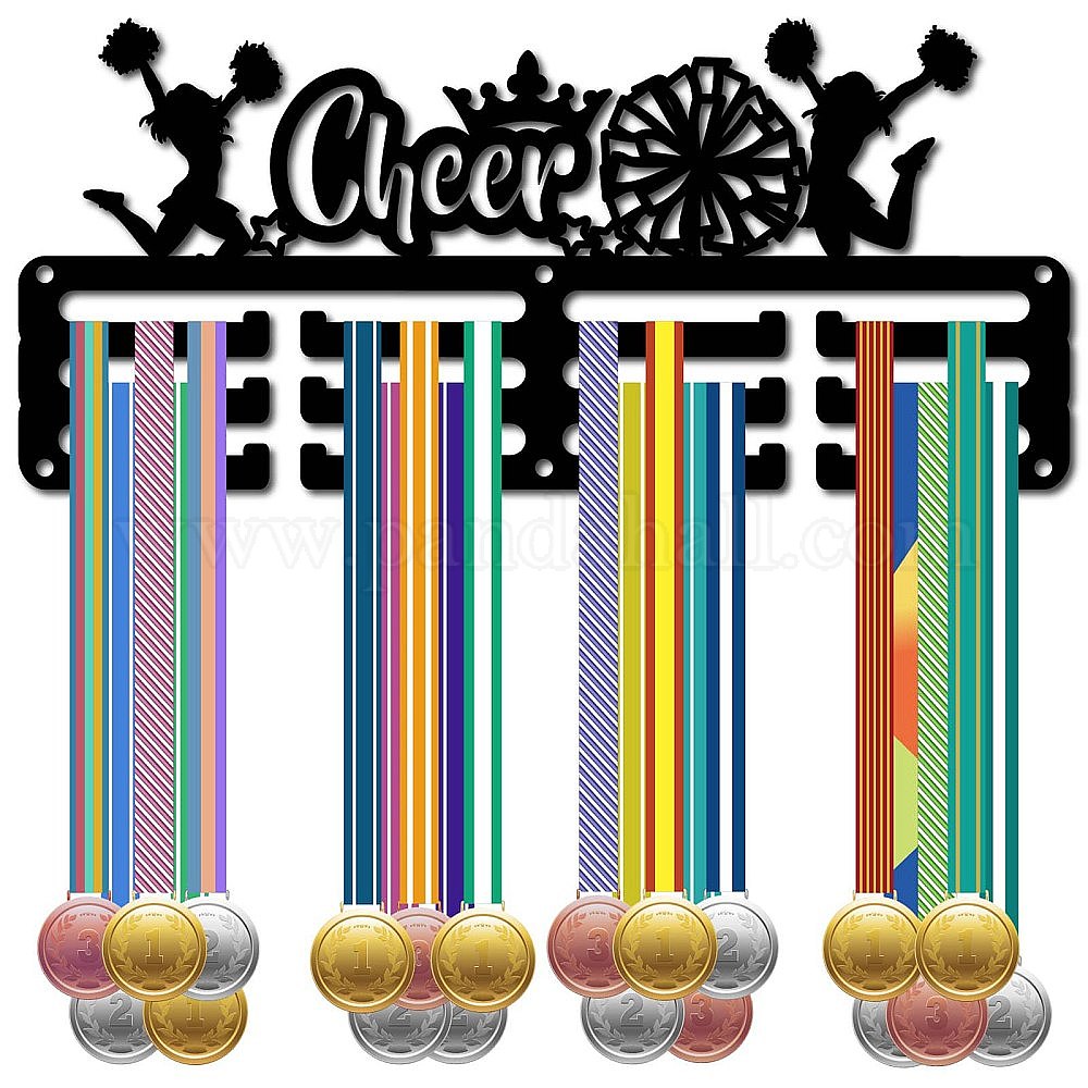 Cheer Baton Rack Wholesale CREATCABIN Cheer Medal Hanger Display Cheerleading Medal ...