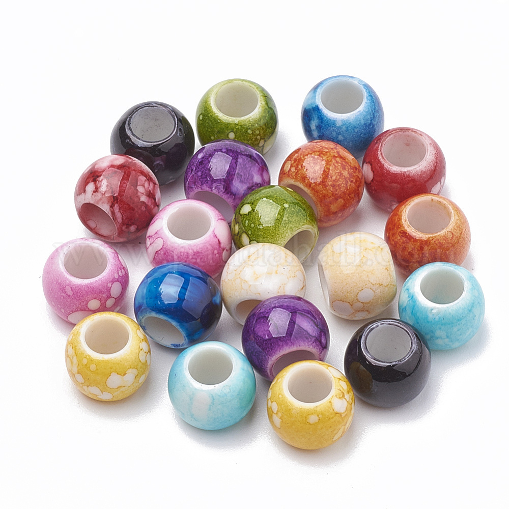 Wholesale Spray Painted Acrylic Beads